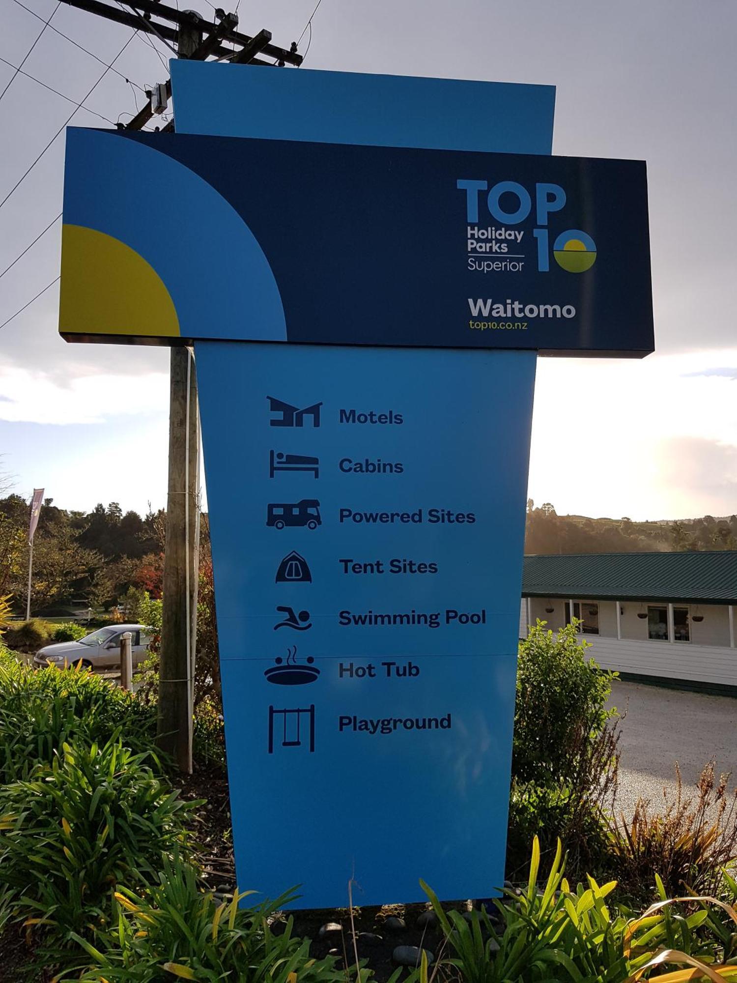 Waitomo Top 10 Holiday Park Waitomo Caves Bagian luar foto